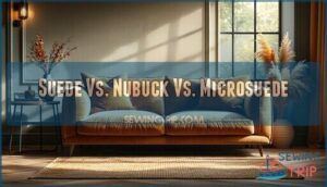 suede vs. nubuck vs. microsuede