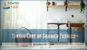 taking care of summer fabrics