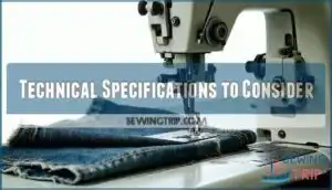 technical specifications to consider