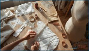 techniques for adding ease to patterns