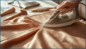 techniques for pressing curved areas