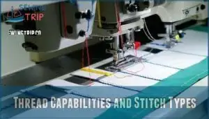 thread capabilities and stitch types