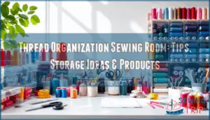 thread organization sewing room