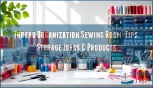 thread organization sewing room