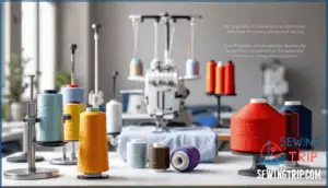 thread stands and cone holders