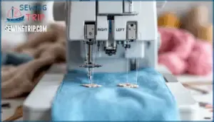 threading right and left needles