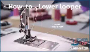 threading the lower looper
