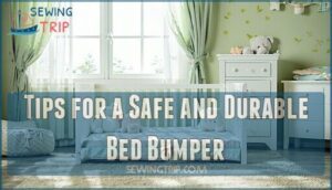 tips for a safe and durable bed bumper