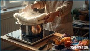 tips for dyeing wool sweaters and coats at home