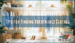 tips for finding breathable clothes