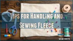 tips for handling and sewing fleece