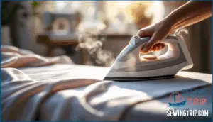 tips for ironing satin