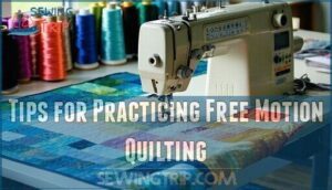 tips for practicing free motion quilting