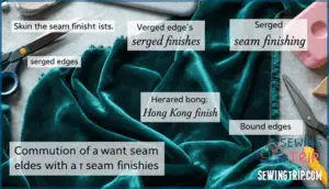 tips for seam finishing and bulk reduction