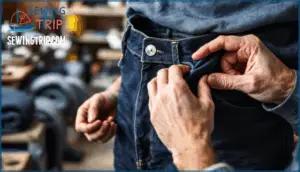 tips for stretching specific denim areas