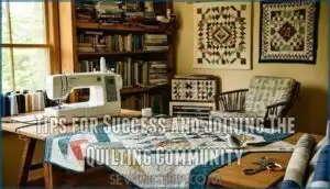 tips for success and joining the quilting community