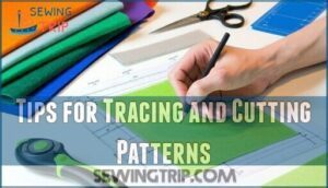 tips for tracing and cutting patterns
