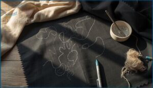 tips for using chalk, pencil, and water-soluble pens