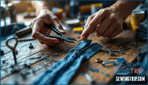 tips to avoid damaging the zipper