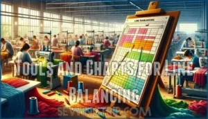 tools and charts for line balancing