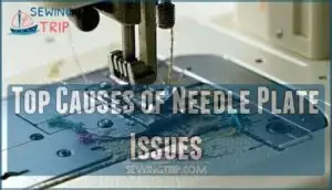 top causes of needle plate issues