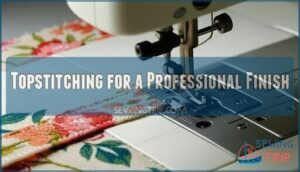 topstitching for a professional finish