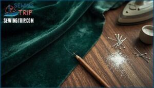 transferring markings without damaging pile