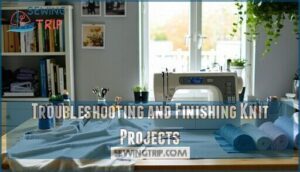 troubleshooting and finishing knit projects