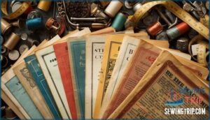 types of sewing machine manuals