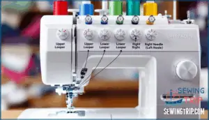 understanding serger threading order
