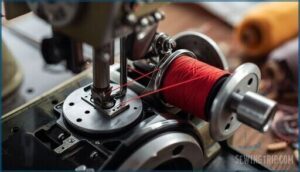 upper thread path guidelines