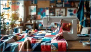 using a walking foot for even stitching