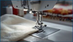 using a walking foot or quilting foot using a walking foot or quilting foot