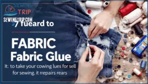 using fabric glue for repairs