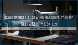 using industrial sewing machines at home