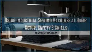 using industrial sewing machines at home
