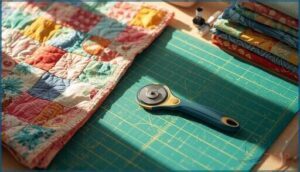 using rotary cutters and mats effectively