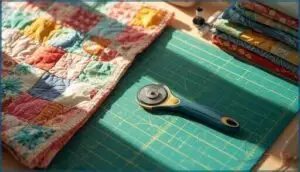 using rotary cutters and mats effectively