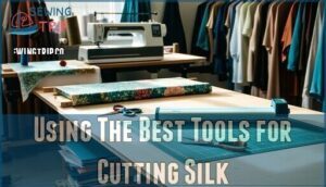using the best tools for cutting silk using the best tools for cutting silk