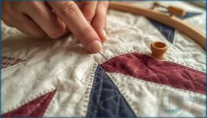 using the rocking stitch on a machine