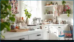 utilizing cabinet tops for displays