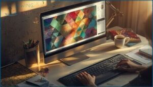 utilizing digital quilt design tools