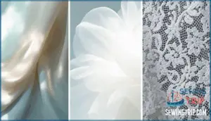 voile, tulle, and lace