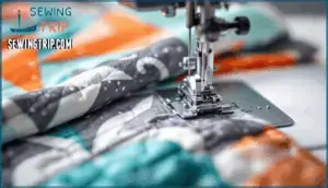 walking foot for straight-line quilting