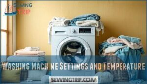washing machine settings and temperature