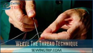 weave the thread technique