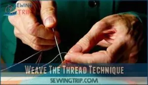 weave the thread technique weave the thread technique