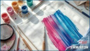 weeding and fabric painting