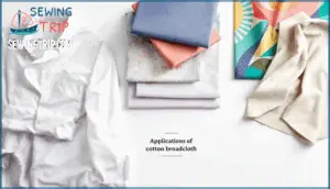 what is cotton broadcloth used for