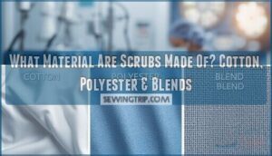 what material are scrubs made of